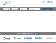 Tablet Screenshot of freshwatervacationrentals.com